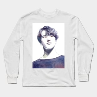 Kim Yugyeom GOT7 KPOP Watercolour Design Long Sleeve T-Shirt